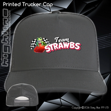 Load image into Gallery viewer, Printed Trucker Cap - Strawbs
