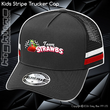 Load image into Gallery viewer, KIDS Stripe Trucker - Strawbs
