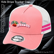 Load image into Gallery viewer, KIDS Stripe Trucker - Strawbs
