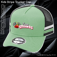 Load image into Gallery viewer, KIDS Stripe Trucker - Strawbs
