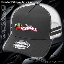 Load image into Gallery viewer, STRIPE Trucker Cap - Strawbs

