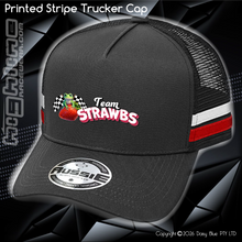 Load image into Gallery viewer, STRIPE Trucker Cap - Strawbs
