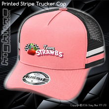 Load image into Gallery viewer, STRIPE Trucker Cap - Strawbs
