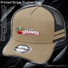 Load image into Gallery viewer, STRIPE Trucker Cap - Strawbs
