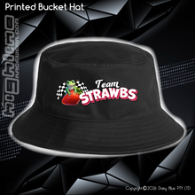 Load image into Gallery viewer, Printed Bucket Hat - Strawbs
