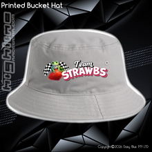 Load image into Gallery viewer, Printed Bucket Hat - Strawbs
