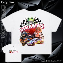 Load image into Gallery viewer, Ladies Crop Tee - Strawbs
