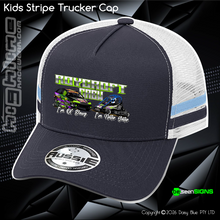 Load image into Gallery viewer, KIDS Stripe Trucker - Roycroft Brothers
