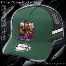 Load image into Gallery viewer, STRIPE Trucker Cap - Ai Custom Caricature
