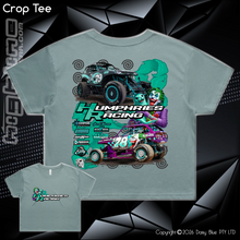 Load image into Gallery viewer, Ladies Crop Tee - Humphries Racing
