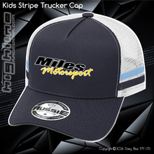 Load image into Gallery viewer, KIDS Stripe Trucker - Miles Motorsport
