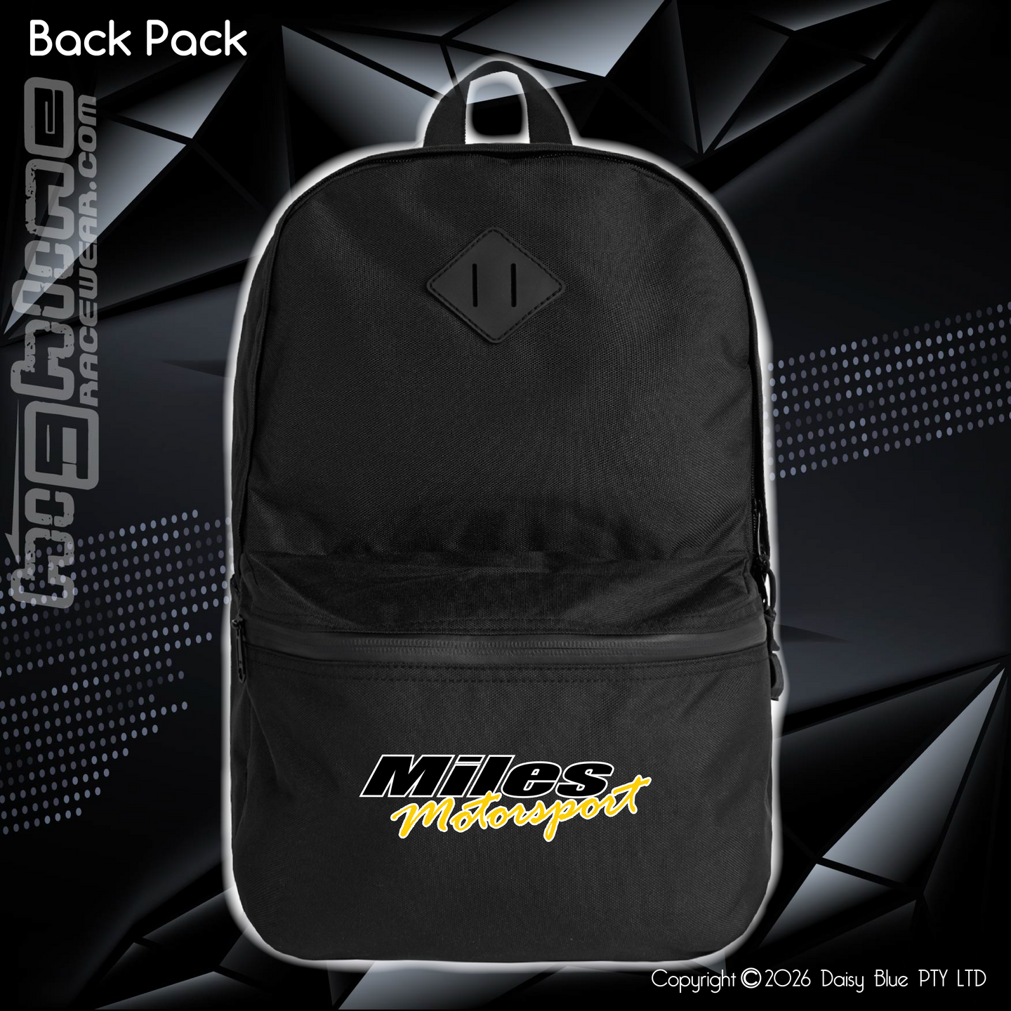 Back Pack - Miles Motorsport – Highline Racewear