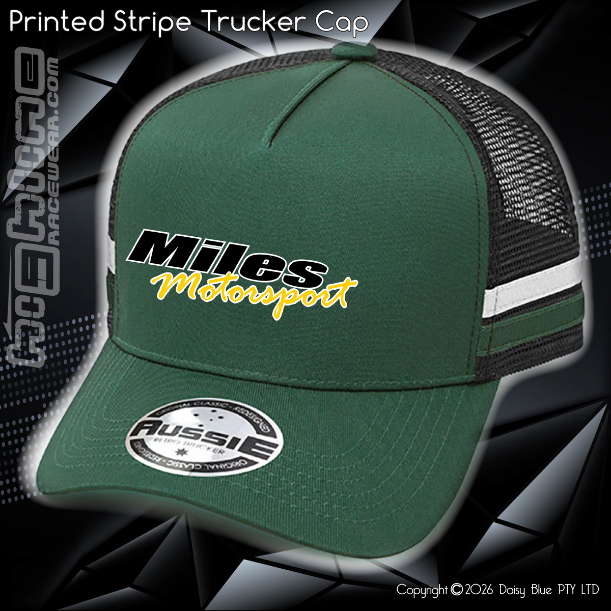 STRIPE Trucker Cap - Miles Motorsport – Highline Racewear