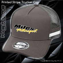 Load image into Gallery viewer, STRIPE Trucker Cap - Miles Motorsport
