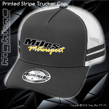 Load image into Gallery viewer, STRIPE Trucker Cap - Miles Motorsport
