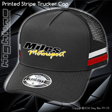 Load image into Gallery viewer, STRIPE Trucker Cap - Miles Motorsport
