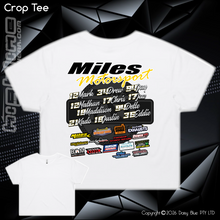 Load image into Gallery viewer, Ladies Crop Tee - Miles Motorsport
