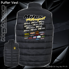 Load image into Gallery viewer, Puffer Vest - Miles Motorsport

