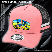 Load image into Gallery viewer, STRIPE Trucker Cap - Super Rod Easter Trail 2026
