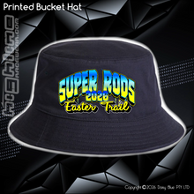 Load image into Gallery viewer, Printed Bucket Hat - Super Rod Easter Trail 2026
