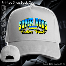 Load image into Gallery viewer, Printed Snap Back CAP - Super Rod Easter Trail 2026
