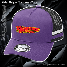 Load image into Gallery viewer, KIDS Stripe Trucker - Yeomans Racing
