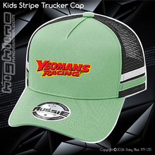 Load image into Gallery viewer, KIDS Stripe Trucker - Yeomans Racing
