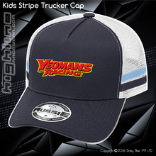 Load image into Gallery viewer, KIDS Stripe Trucker - Yeomans Racing
