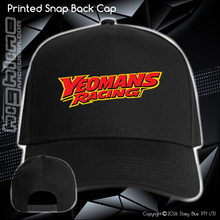 Load image into Gallery viewer, Printed Snap Back CAP - Yeomans Racing
