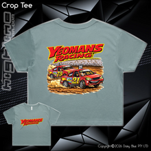 Load image into Gallery viewer, Ladies Crop Tee - Yeomans Racing
