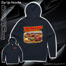 Load image into Gallery viewer, Zip Up Hoodie - Yeomans Racing
