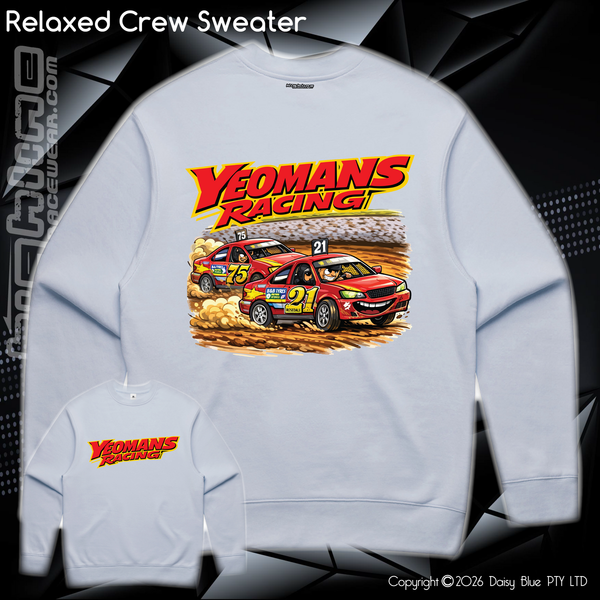 Relaxed Crew Sweater - Yeomans Racing – Highline Racewear