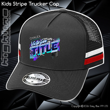 Load image into Gallery viewer, KIDS Stripe Trucker - Chalex Homes Junior Quarter Midget Vic Title 2026
