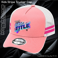 Load image into Gallery viewer, KIDS Stripe Trucker - Chalex Homes Junior Quarter Midget Vic Title 2026

