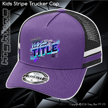 Load image into Gallery viewer, KIDS Stripe Trucker - Chalex Homes Junior Quarter Midget Vic Title 2026
