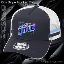 Load image into Gallery viewer, KIDS Stripe Trucker - Chalex Homes Junior Quarter Midget Vic Title 2026
