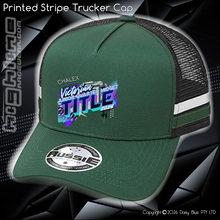 Load image into Gallery viewer, STRIPE Trucker Cap - Chalex Homes Junior Quarter Midget Vic Title 2026
