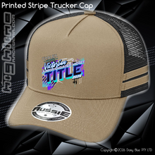 Load image into Gallery viewer, STRIPE Trucker Cap - Chalex Homes Junior Quarter Midget Vic Title 2026
