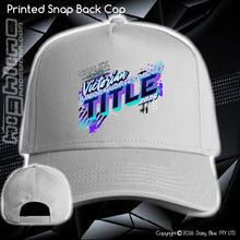 Load image into Gallery viewer, Printed Snap Back CAP - Chalex Homes Junior Quarter Midget Vic Title 2026
