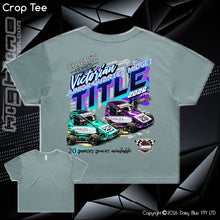 Load image into Gallery viewer, Ladies Crop Tee - Chalex Homes Junior Quarter Midget Vic Title 2026
