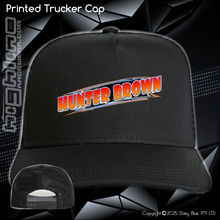 Load image into Gallery viewer, Printed Trucker Cap - Hunter Brown
