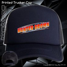 Load image into Gallery viewer, Printed Trucker Cap - Hunter Brown
