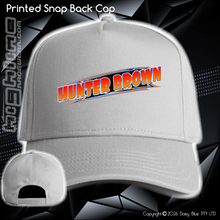 Load image into Gallery viewer, Printed Snap Back CAP - Hunter Brown
