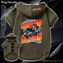 Load image into Gallery viewer, Doggie Hoodie - Hunter Brown
