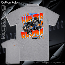 Load image into Gallery viewer, Cotton Polo - Hunter Brown
