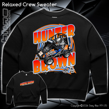 Load image into Gallery viewer, Relaxed Crew Sweater - Hunter Brown
