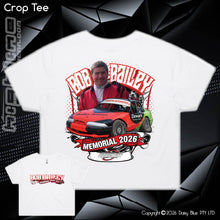 Load image into Gallery viewer, Ladies Crop Tee - Bob Bailey Memorial 2026
