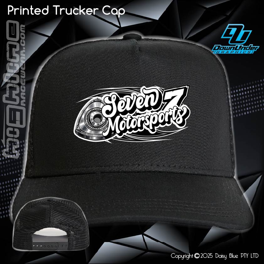 Printed Trucker Cap - Johnny Baker MOD – Highline Racewear