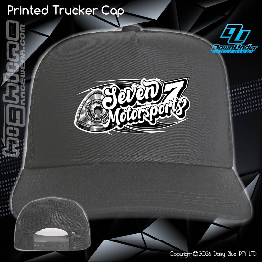 Printed Trucker Cap - Johnny Baker MOD – Highline Racewear