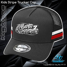 Load image into Gallery viewer, KIDS Stripe Trucker - Johnny Baker MOD
